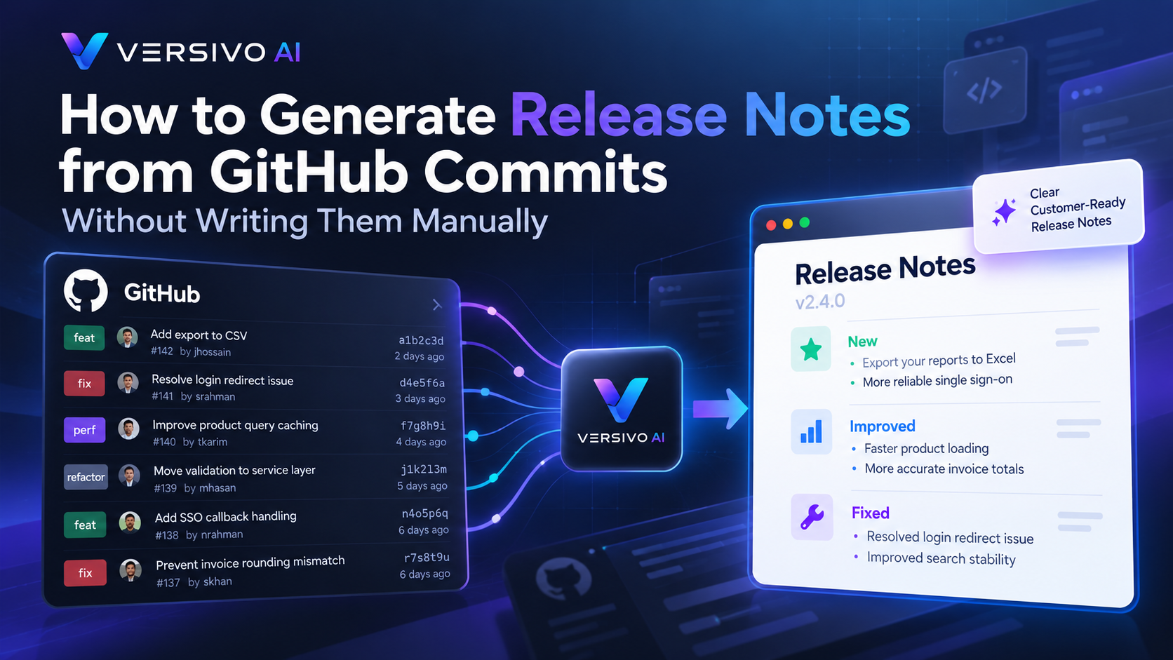 How to Generate Release Notes from GitHub Commits Without Writing Them Manually